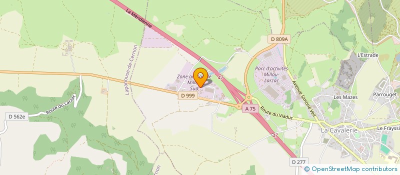 localisation de l'entreprise Z 29  LA CAVALERIE