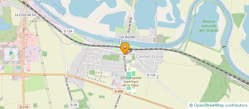 localisation de l'entreprise Z.A  CANNES-ECLUSE