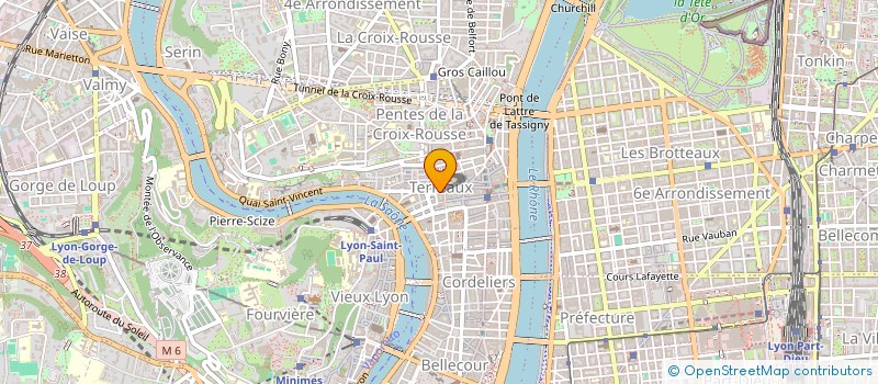 localisation de l'entreprise Z.A. ALIMENTATION à LYON