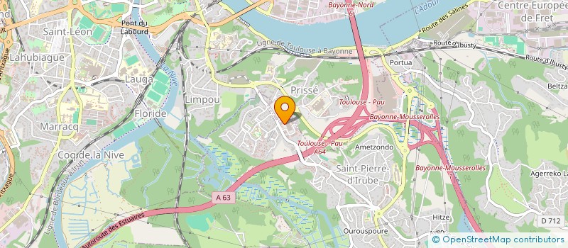 localisation de l'entreprise Z A C A à SAINT-PIERRE-D'IRUBE