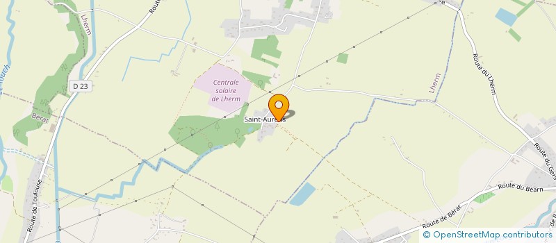 localisation de l'entreprise Z.A. COUCOURES à LHERM