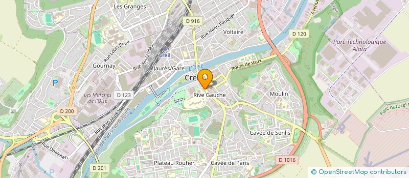 localisation de l'entreprise Z & A ENTREPRISE  CREIL