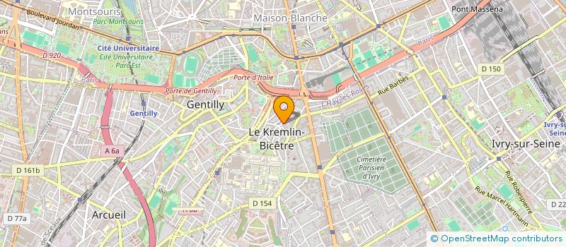 localisation de l'entreprise Z.A EVENTS  LE KREMLIN-BICETRE