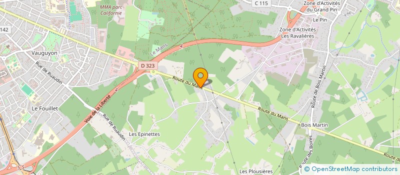 localisation de l'entreprise Z&A HOLDING à CHANGE