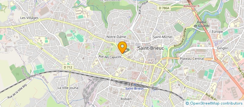localisation de l'entreprise Z.A.T à SAINT-BRIEUC