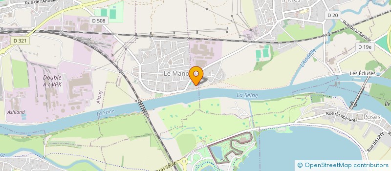 localisation de l'entreprise Z-ADDICT  LE MANOIR