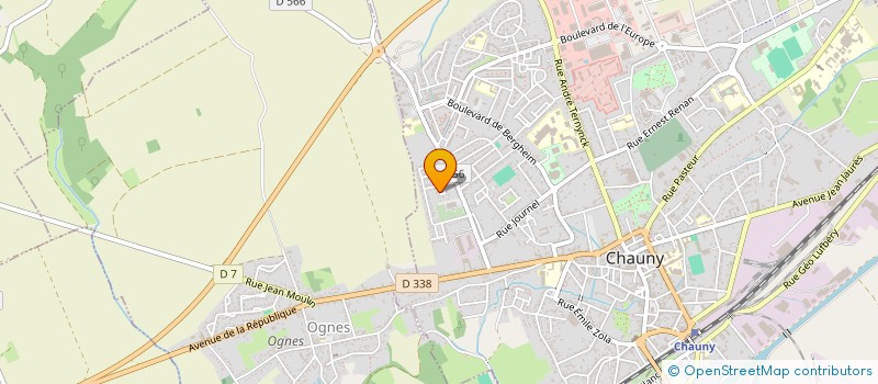 localisation de l'entreprise Z'AISNE MOBILE à CHAUNY