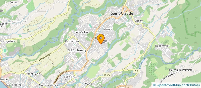 localisation de l'entreprise Z'ANNIMO AN NOU GWADLOUP à SAINT-CLAUDE