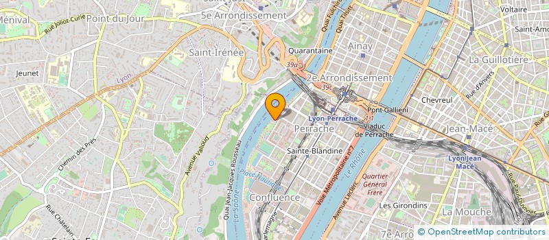 localisation de l'entreprise Z ARCHITECTURE à LYON 2EME