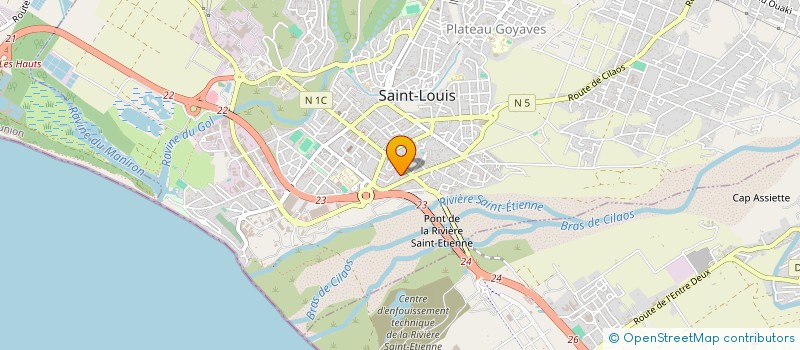 localisation de l'entreprise Z'ARTISANS SIN LOUI à SAINT-LOUIS
