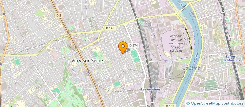 localisation de l'entreprise Z AUDIO à VITRY-SUR-SEINE