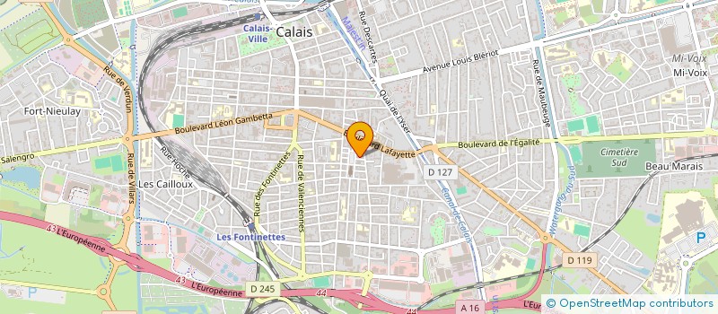 localisation de l'entreprise Z AUTO  CALAIS