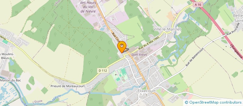 localisation de l'entreprise Z-B  FLIXECOURT