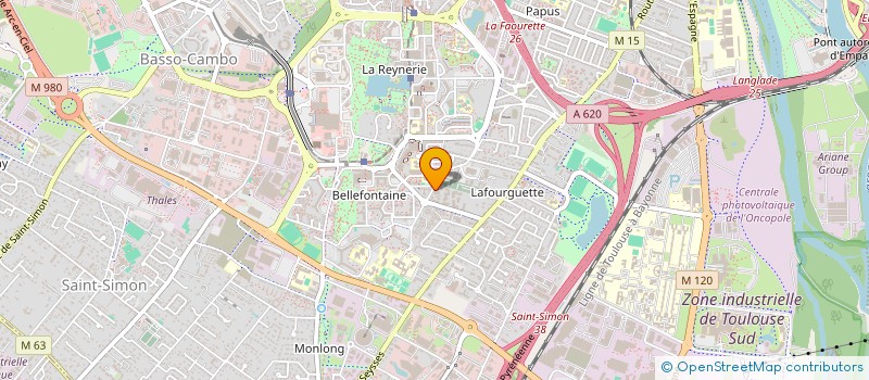 localisation de l'entreprise Z.B. BATIMENT à TOULOUSE