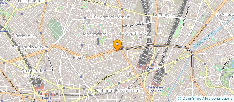 localisation de l'entreprise Z B K  PARIS 09