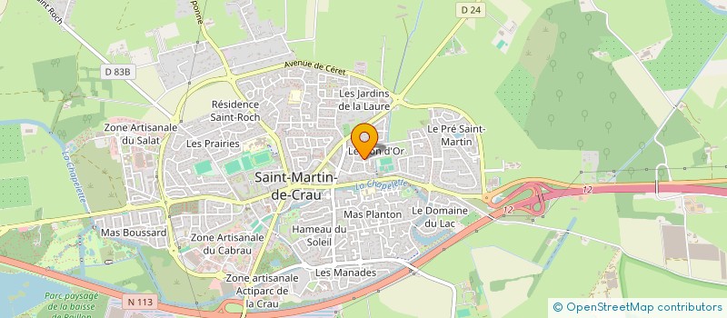 localisation de l'entreprise Z.B SASU à SAINT-MARTIN-DE-CRAU
