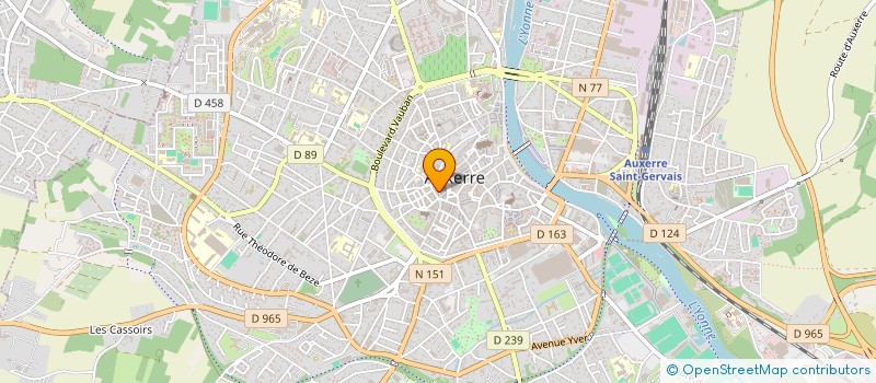 localisation de l'entreprise Z BARBER 46 à AUXERRE