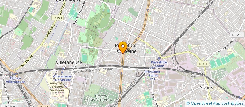 localisation de l'entreprise Z'BELLE à PIERREFITTE-SUR-SEINE