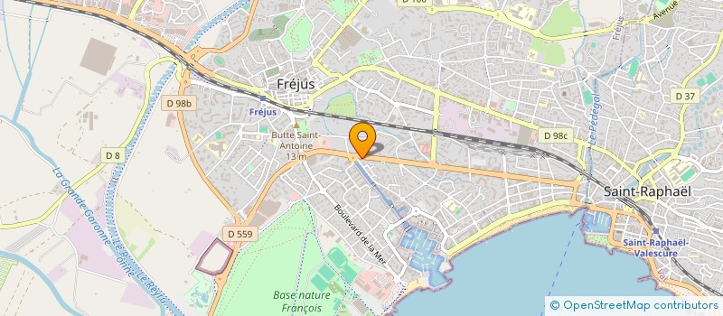 localisation de l'entreprise Z.C.I. à FREJUS