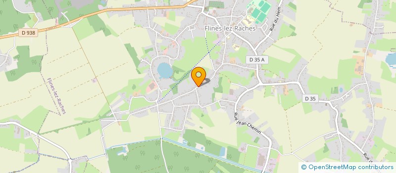 localisation de l'entreprise Z.C LES ARBOUSIERS  FLINES-LEZ-RACHES