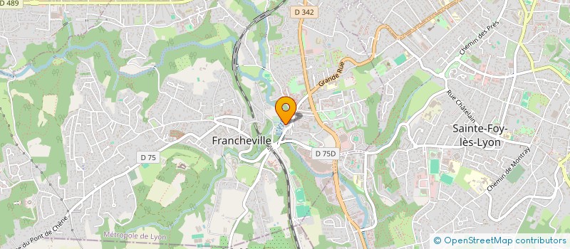 localisation de l'entreprise Z.C.Z.  FRANCHEVILLE