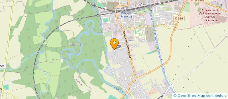 localisation de l'entreprise Z.CAMPION-C.LAPLAIGE  FRIGNICOURT