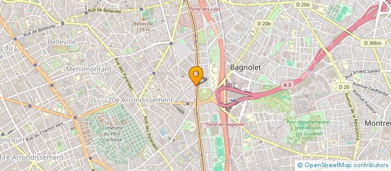 localisation de l'entreprise Z COMPANY à PARIS