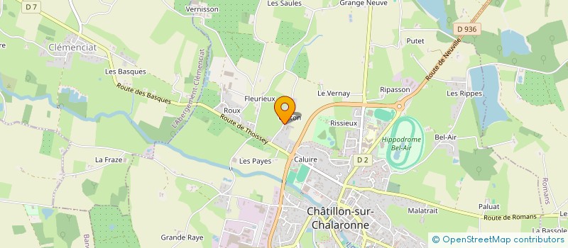 localisation de l'entreprise Z CONCEPT à CHATILLON-SUR-CHALARONNE