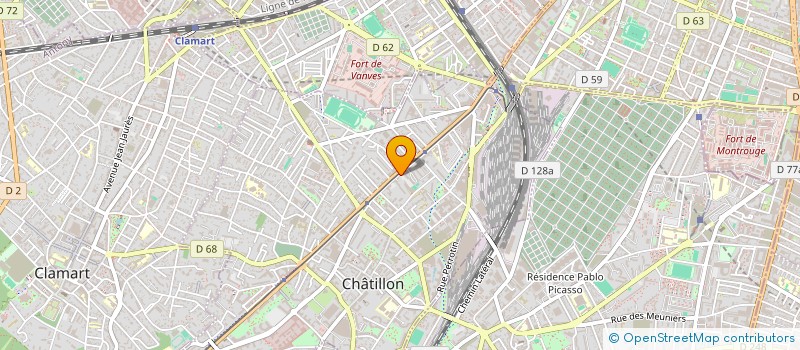 localisation de l'entreprise Z CONSTRUCTION  CHATILLON