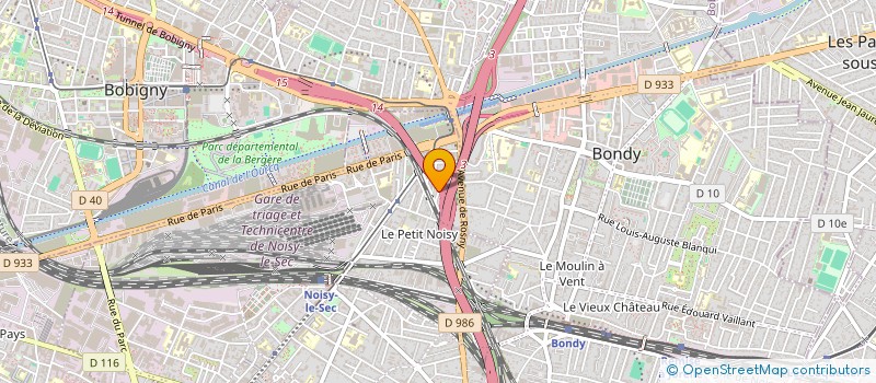 localisation de l'entreprise Z CONSTRUSTION à NOISY-LE-SEC