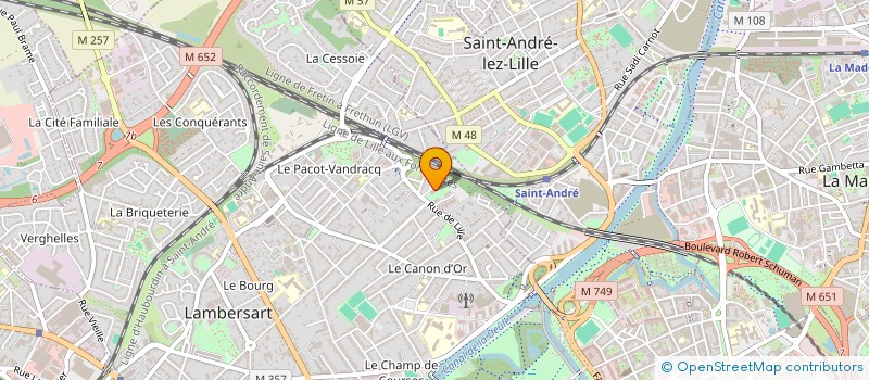 localisation de l'entreprise Z-CONSULT à LAMBERSART