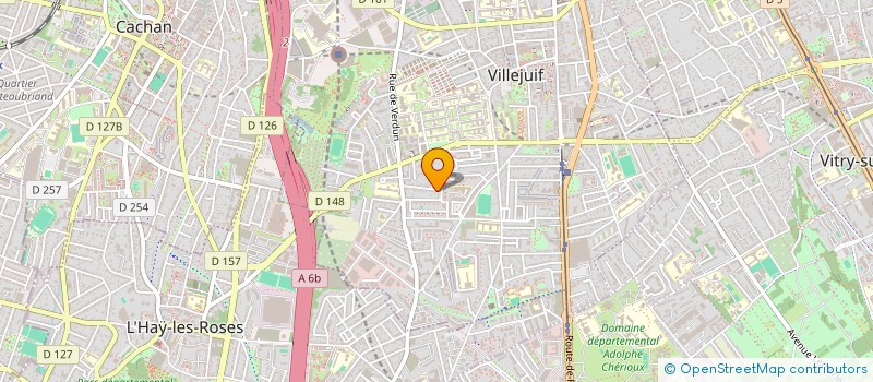 localisation de l'entreprise Z & D à VILLEJUIF