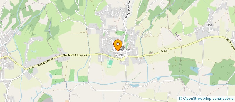 localisation de l'entreprise Z&D  VILLETTE-DE-VIENNE