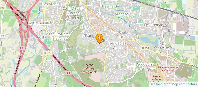 localisation de l'entreprise Z & D CALLENS à ORANGE