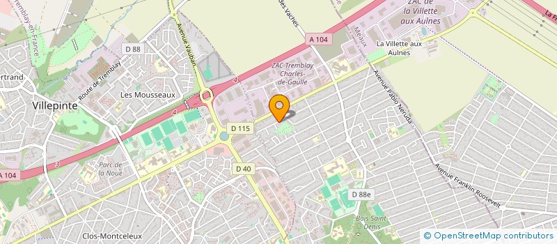 localisation de l'entreprise Z DEGRIFFE à VILLEPARISIS