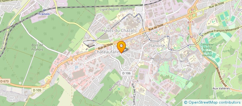 localisation de l'entreprise Z'DEUP  BESANCON