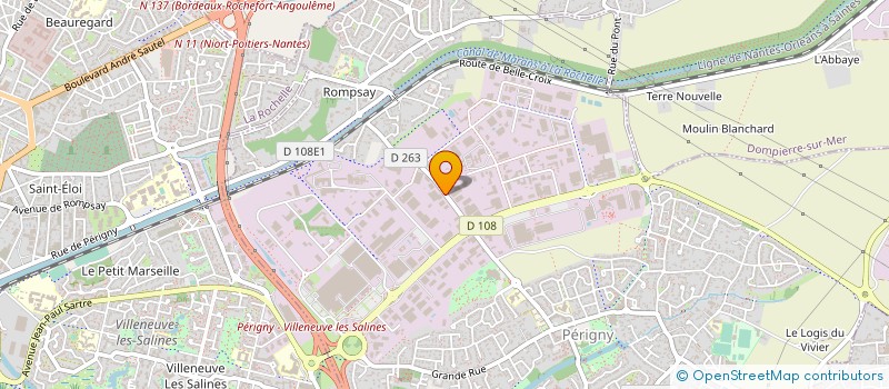 localisation de l'entreprise Z DIFFUSION à PERIGNY