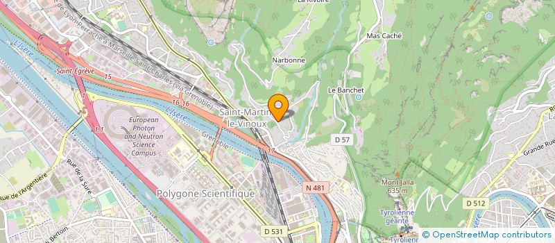 localisation de l'entreprise Z.E CONSTRUCTION  SAINT-MARTIN-LE-VINOUX