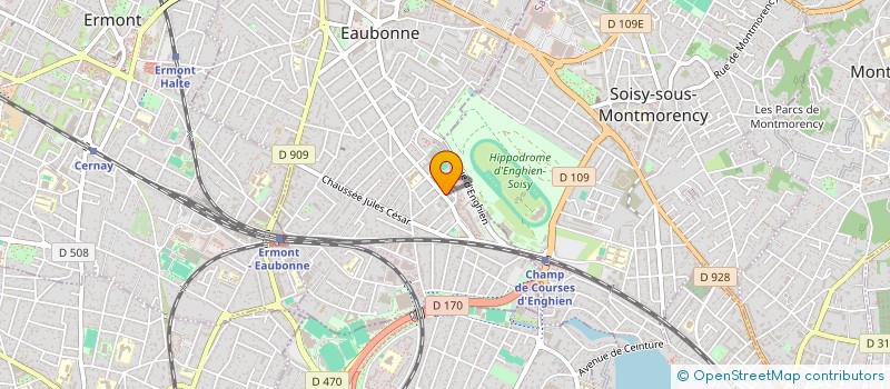 localisation de l'entreprise Z.E.D.  EAUBONNE