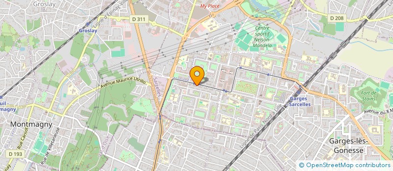 localisation de l'entreprise Z E F CONSTRUCTIONS  SARCELLES