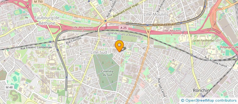 localisation de l'entreprise Z ENERGY à LILLE