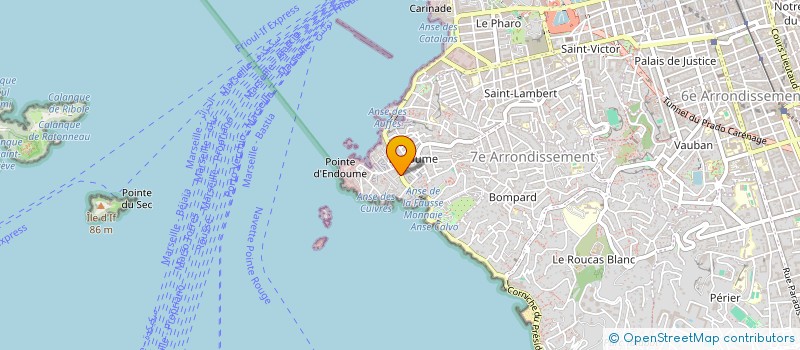 localisation de l'entreprise Z'ENERGYM à MARSEILLE