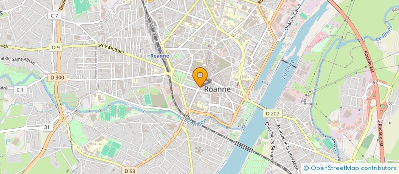 localisation de l'entreprise Z ET K JEANS à ROANNE