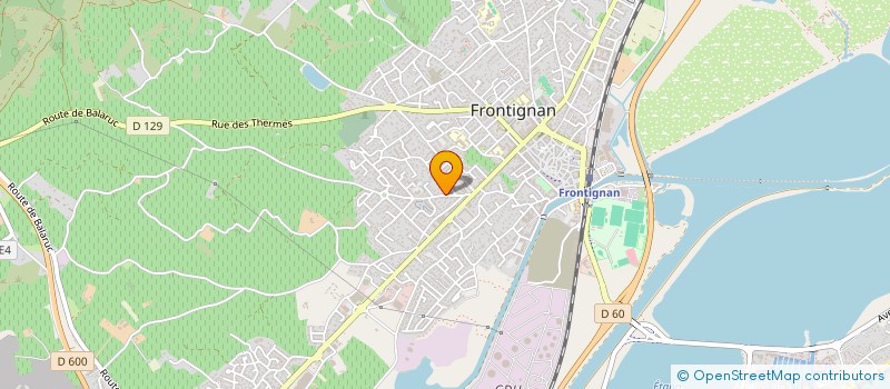 localisation de l'entreprise Z ET L à FRONTIGNAN