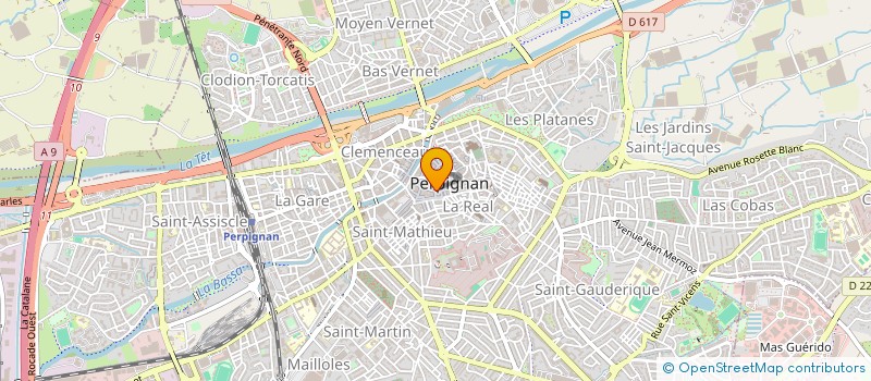 localisation de l'entreprise Z.F SERVICES à PERPIGNAN