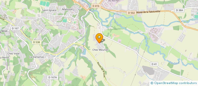 localisation de l'entreprise Z.FACADES  ESTRABLIN