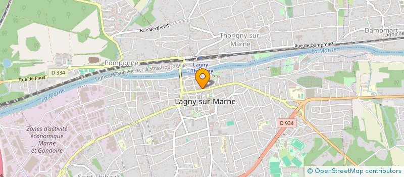 localisation de l'entreprise Z'FAMILY  LAGNY-SUR-MARNE