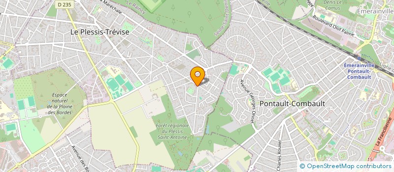 localisation de l'entreprise Z-GDINO à LE PLESSIS-TREVISE