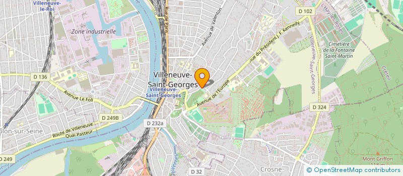 localisation de l'entreprise Z H TRANSPORTS à VILLENEUVE-SAINT-GEORGES