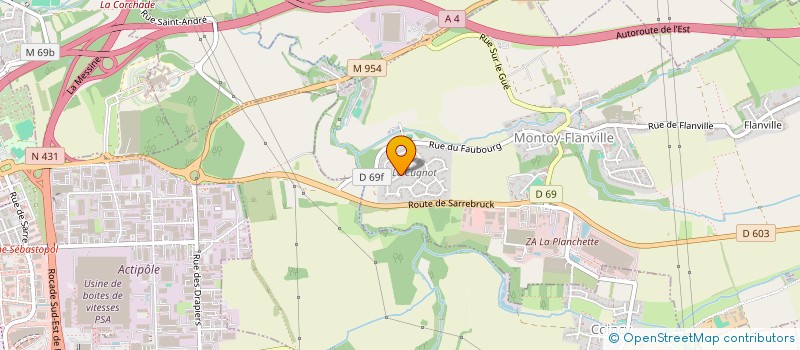 localisation de l'entreprise Z-HOME  OGY-MONTOY-FLANVILLE